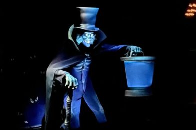 FIRST LOOK: Hatbox Ghost Finally Materializes in the Haunted Mansion at Magic Kingdom