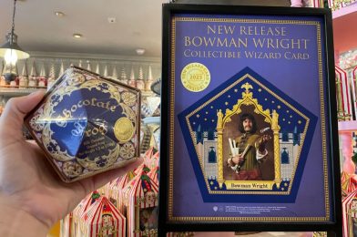 New Bowman Wright 2023 Chocolate Frog Card Available at Universal Orlando Resort, Selling Out Quickly