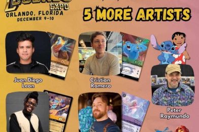 Four Disney Lorcana Artists and ‘Lilo & Stitch’ Animator Coming to TCG Legends Expo at Walt Disney World in December