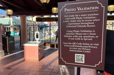 Photo Validation Now in Technical Rehearsal at Universal Studios Florida