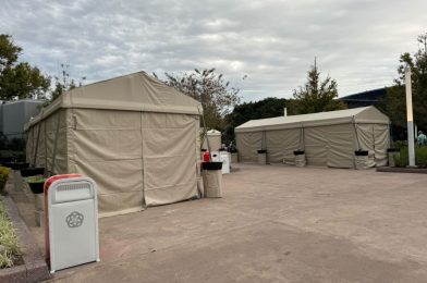 PHOTOS: Tents Installed for 2024 EPCOT International Festival of the Arts