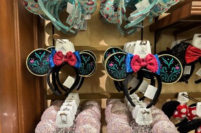 NEW Embroidered Anna Ear Headband Arrives at Walt Disney World