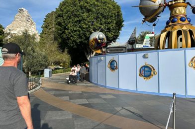 PHOTOS: Incorrect Plaque on Astro Orbitor Construction Wall Removed