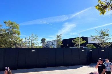 PHOTOS: CommuniCore Hall Wall Covered in Spaceship Earth-Style Paneling at EPCOT