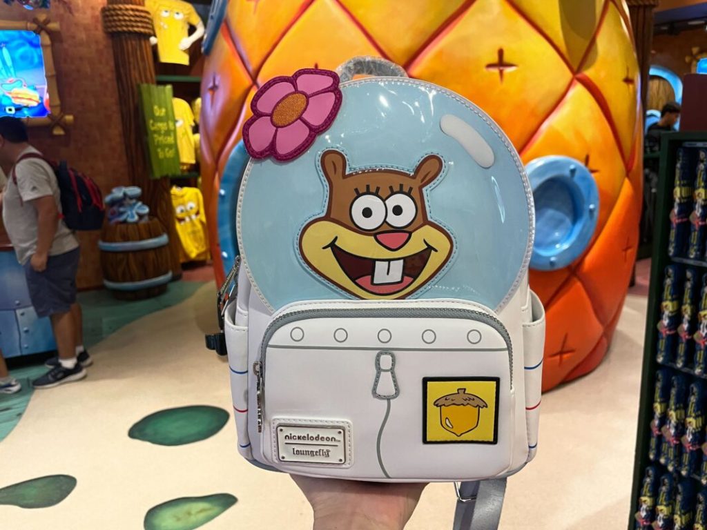 New ‘SpongeBob SquarePants’ Sandy Cheeks Loungefly Mini Backpack at ...