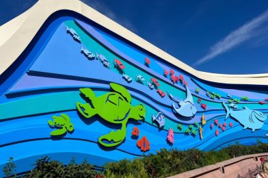 PHOTOS: Refurbishment of The Seas With Nemo & Friends Mural Seemingly Complete With Return of Bruce the Shark Decoration