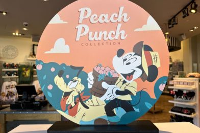 NEW Peach Punch Merchandise Collection Arrives at Disneyland Resort, Featuring Spirit Jerseys, Loungefly Backpack, & More