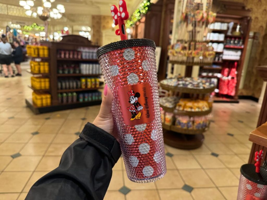 New Red Minnie Mouse Starbucks Tumbler Now Available in Magic Kingdom ...