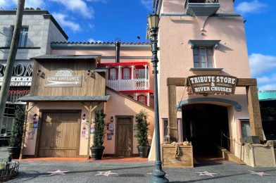 PHOTOS: Mardi Gras Tribute Store and River Cruises Facade Now Complete at Universal Studios Florida