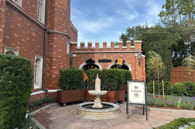 PHOTOS: Remodeled United Kingdom Pavilion Restrooms Adorned with NEW ‘Waterloo’ & Entrance Signs at EPCOT