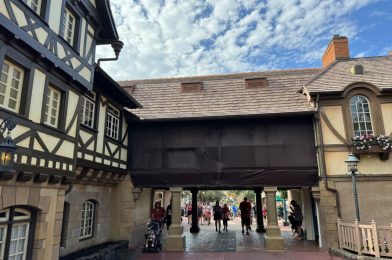 PHOTOS: Most Scrim Removed From Columbia Harbour House at Magic Kingdom