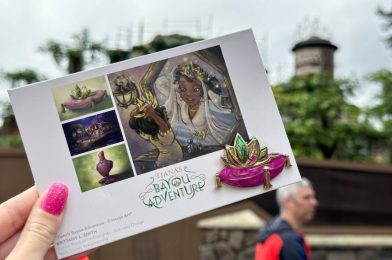 Tiana’s Bayou Adventure Pin Debuts at Walt Disney World