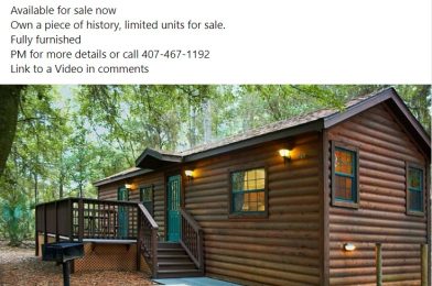 Old Fort Wilderness Cabins Being Sold on Facebook