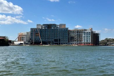 More Steel Added on Top of DVC Tower at Disney’s Polynesian Village Resort