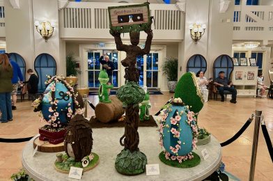 Easter Display at Disney’s Beach Club Resort