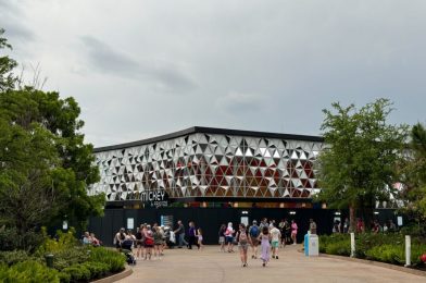 Testing Begins on CommuniCore Hall Triangular Light Panels in EPCOT