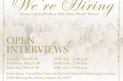 The Cake Bake Shop at Disney’s BoardWalk Now Hiring for Various Positions