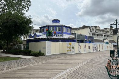 PHOTOS: Roofing Added to The Cake Bake Shop at Disney’s BoardWalk