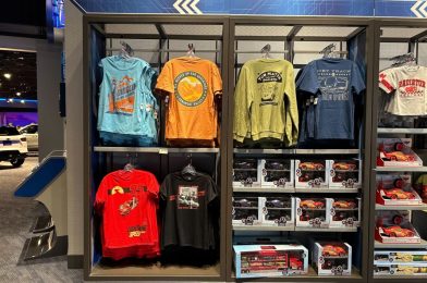 New ‘Cars’ T-Shirts and Lightning McQueen Ball Cap at Walt Disney World