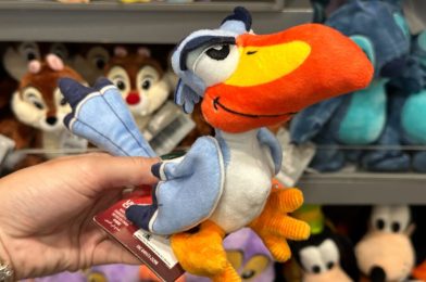 Zazu Shoulder Plush Debuts as First ‘The Lion King’ 30th Anniversary Merchandise at Walt Disney World