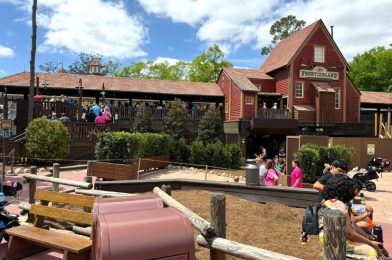 PHOTOS: Construction Walls Come Down Around Frontierland Railroad Station