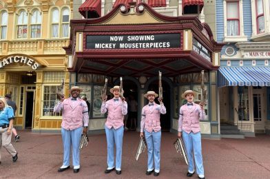 PHOTOS: Dapper Dans Appear in Spring Easter Outfits at Magic Kingdom