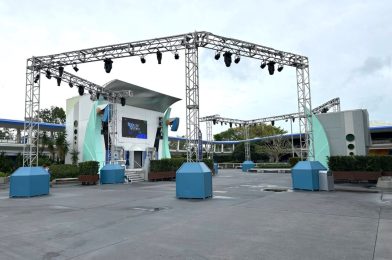 PHOTOS: Galactic Gateway Stage Refurbishment and Repainting Continues at Magic Kingdom