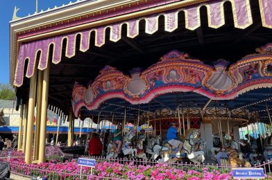 PHOTOS: Prince Charming Regal Carrousel Gets Fresh Coat of Paint at Magic Kingdom