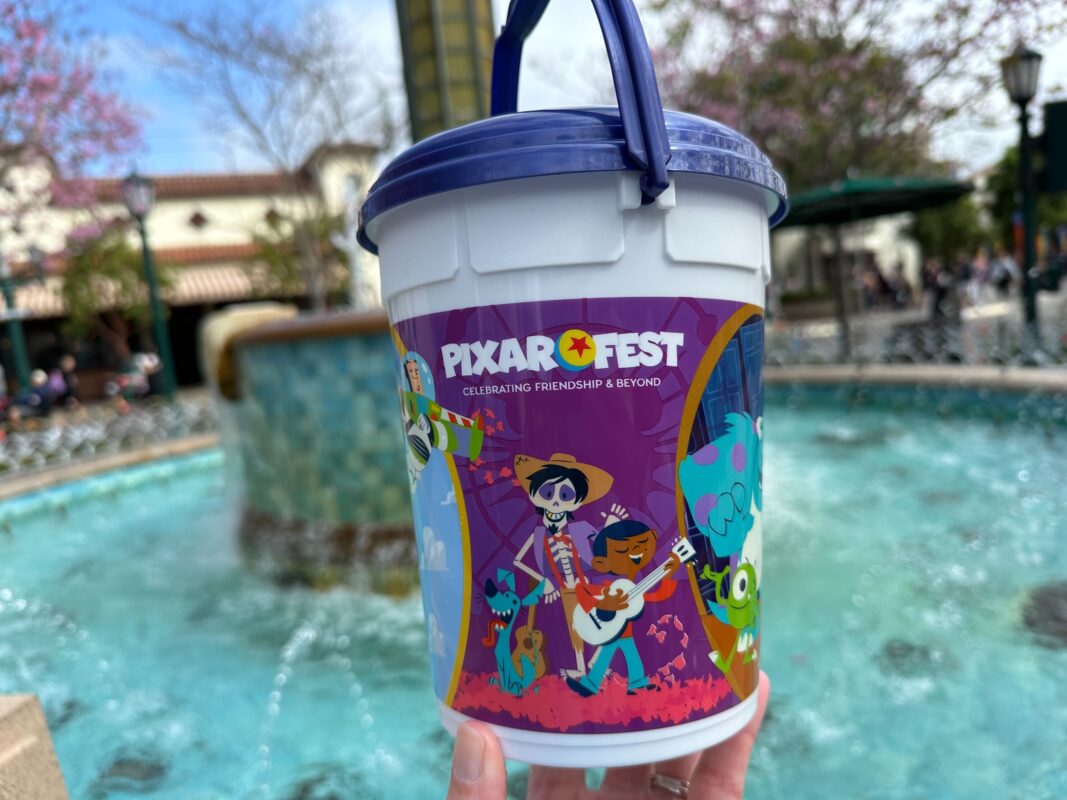 New Pixar Fest 2024 Popcorn Bucket at Disneyland Resort Disney by Mark