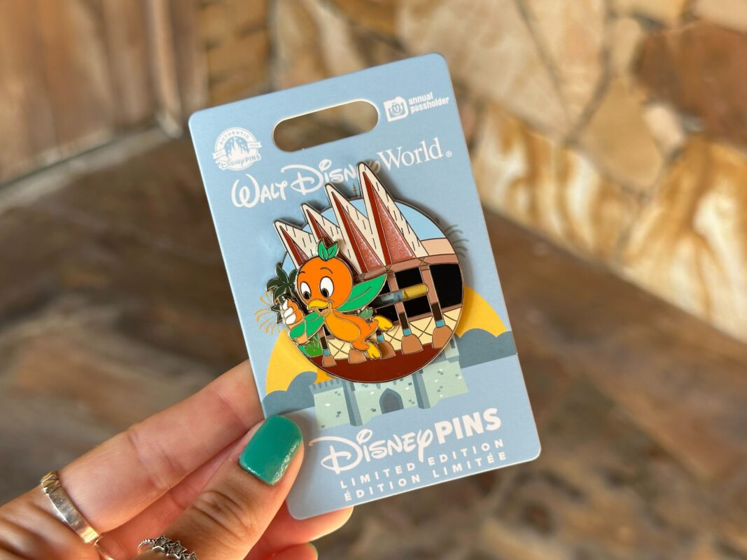 New Annual Passholder-Exclusive Orange Bird Pin at Walt Disney World ...