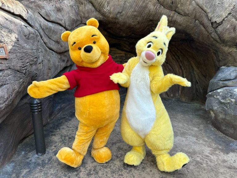 Winnie the Pooh and Rabbit Appear for Special Earth Day Meet and Greet