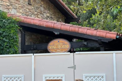 New Sign and Windows Installed on Upcoming DVC Welcome Center at Disney California Adventure