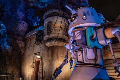 New Bard Droid Arrives at Star Wars: Galaxy’s Edge in Disneyland for ‘Fire of the Rising Moons’ Fireworks