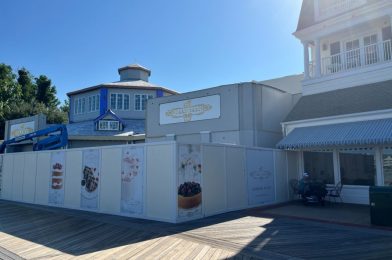 PHOTOS: The Cake Bake Shop Signs Installed on Future Restaurant at Disney’s BoardWalk