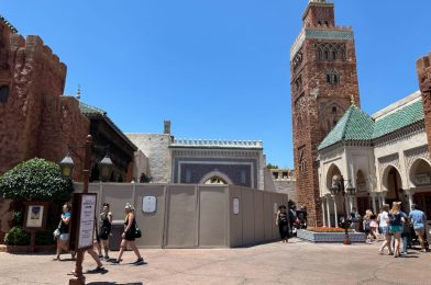 Tilework in Morocco Pavilion Revealed with New Watered-Down Designs