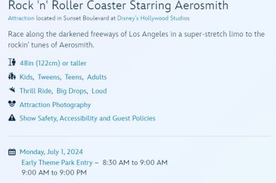 NEW Reopening Date Announced for Rock n’ Roller Coaster