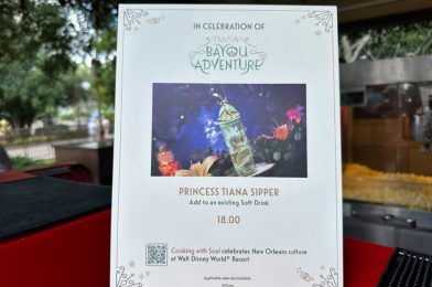 New Princess Tiana Sipper Available for the Opening of Tiana’s Bayou Adventure