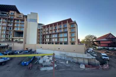 Fresh Paint & More Railings on DVC Island Tower at Disney’s Polynesian Villas & Bungalows