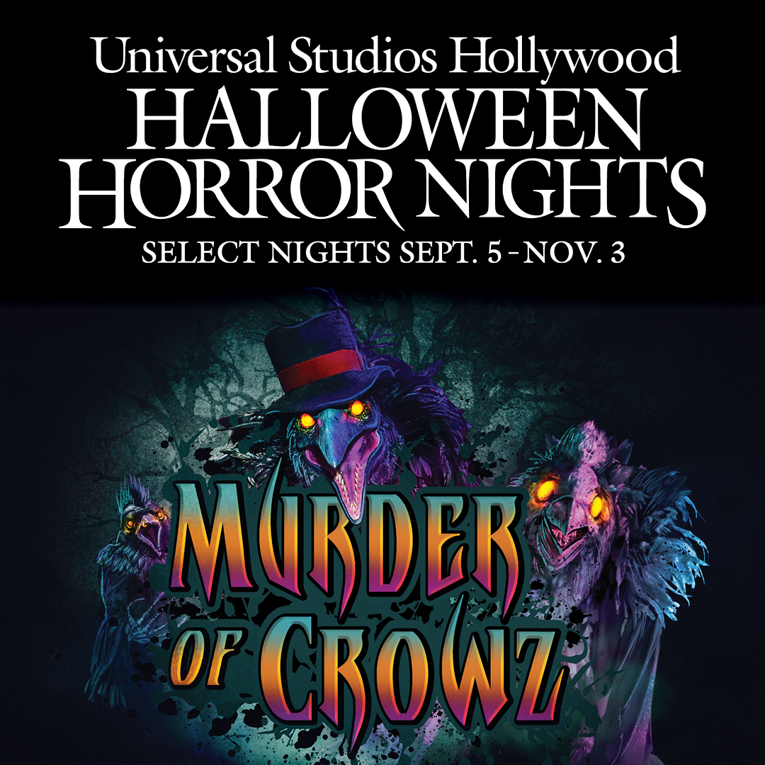 Murder of Crowz Scare Zone Announced for Halloween Horror Nights 2024