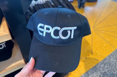 New Black EPCOT Logo Ball Cap Now at Walt Disney World