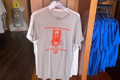 New Mr. Tape T-Shirt Warns of the Consequences of Not Rewinding at Universal Studios Florida