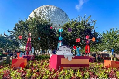 Check Out Spaceship Earth’s LIMITED-TIME Look for the 2024 EPCOT Food and Wine Festival