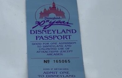 Disneyland Honors Ticket From 1985 Gifted By Father to Daughter