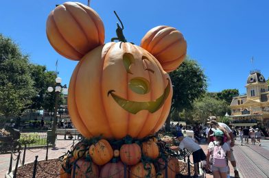 Giant Mickey Jack-o’-Lantern Returns to Disneyland for Halloween 2024