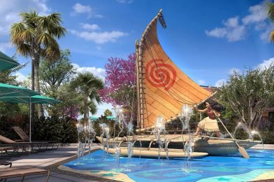 Moana Featured at Polynesian Island Tower’s Cove Pool