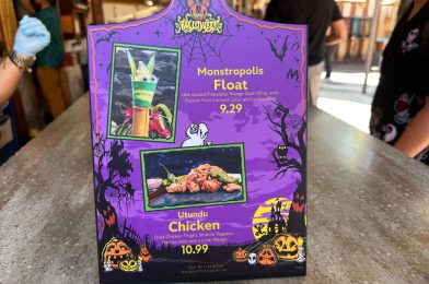 New Monstropolis Float & Tokyo DisneySea-Themed Utundu Chicken Available for Halloween Time at Disneyland