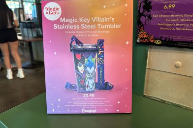 Magic Key Villains Tumbler Available for Halloween 2024 at Disneyland Resort