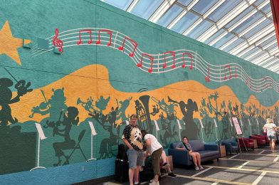 New ‘Mickey Mouse March’ Mural at Disney’s All-Star Music Resort