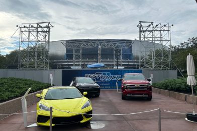 Center Portion of Test Track Canopy Supports Removed in EPCOT