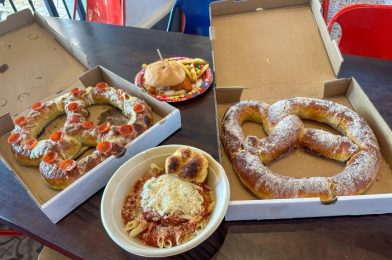 REVIEW: Why Is No One Talking About the GIGANTIC Pretzels Hiding in a Disney World Hotel?!